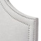 Baxton Studio Avignon Modern Grayish Beige Upholstered Full Size Headboard 124-6865 - alternate 3